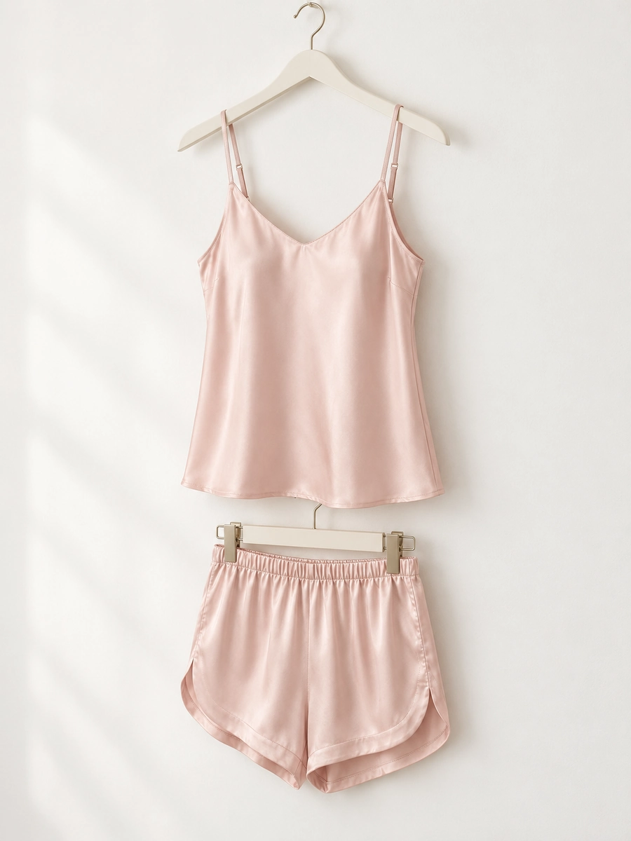 Camille Pajama Shorts — Dusty Rose - Image 3
