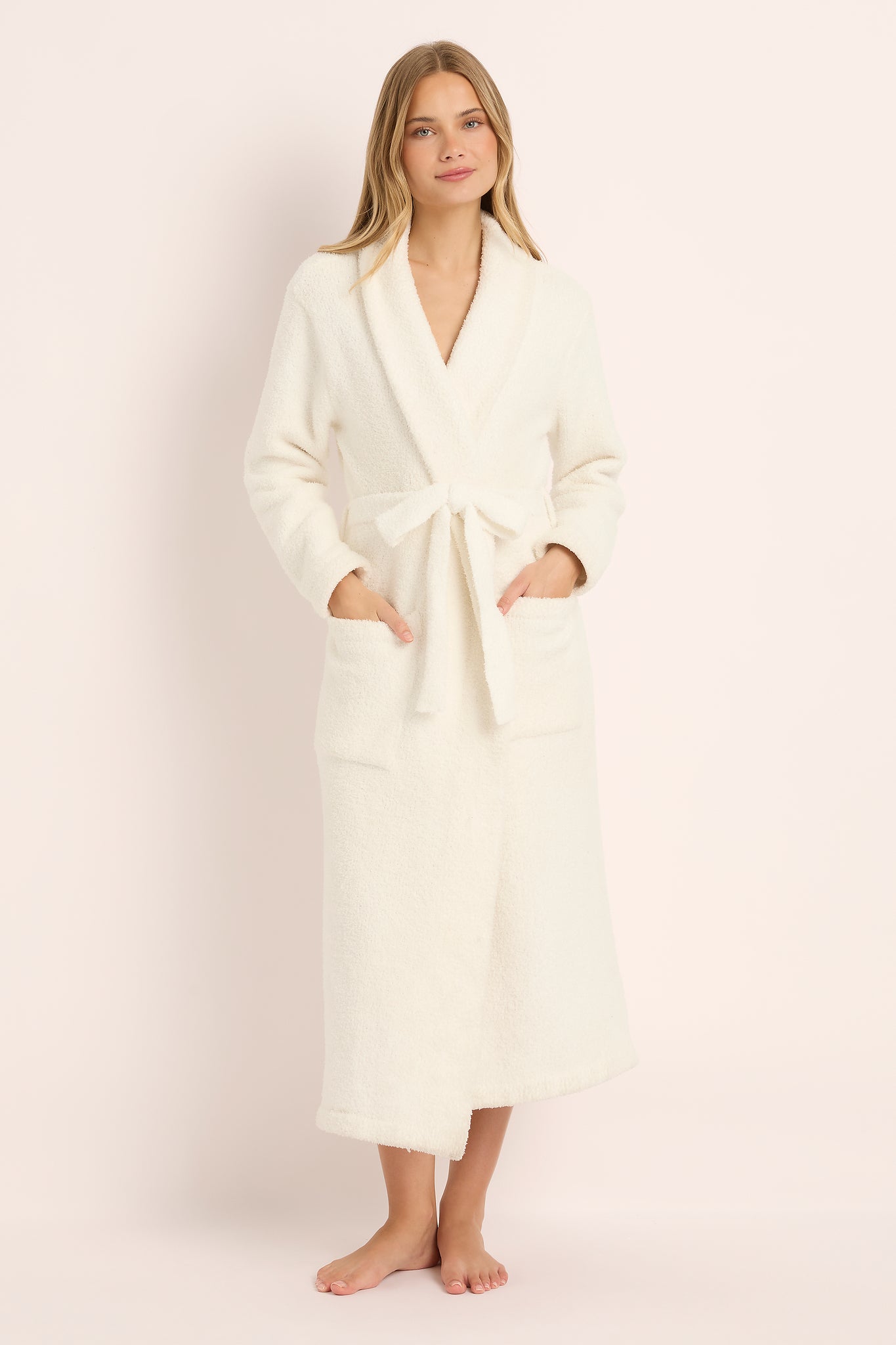 Aveline Long Plush Lounge Robe - Image 5