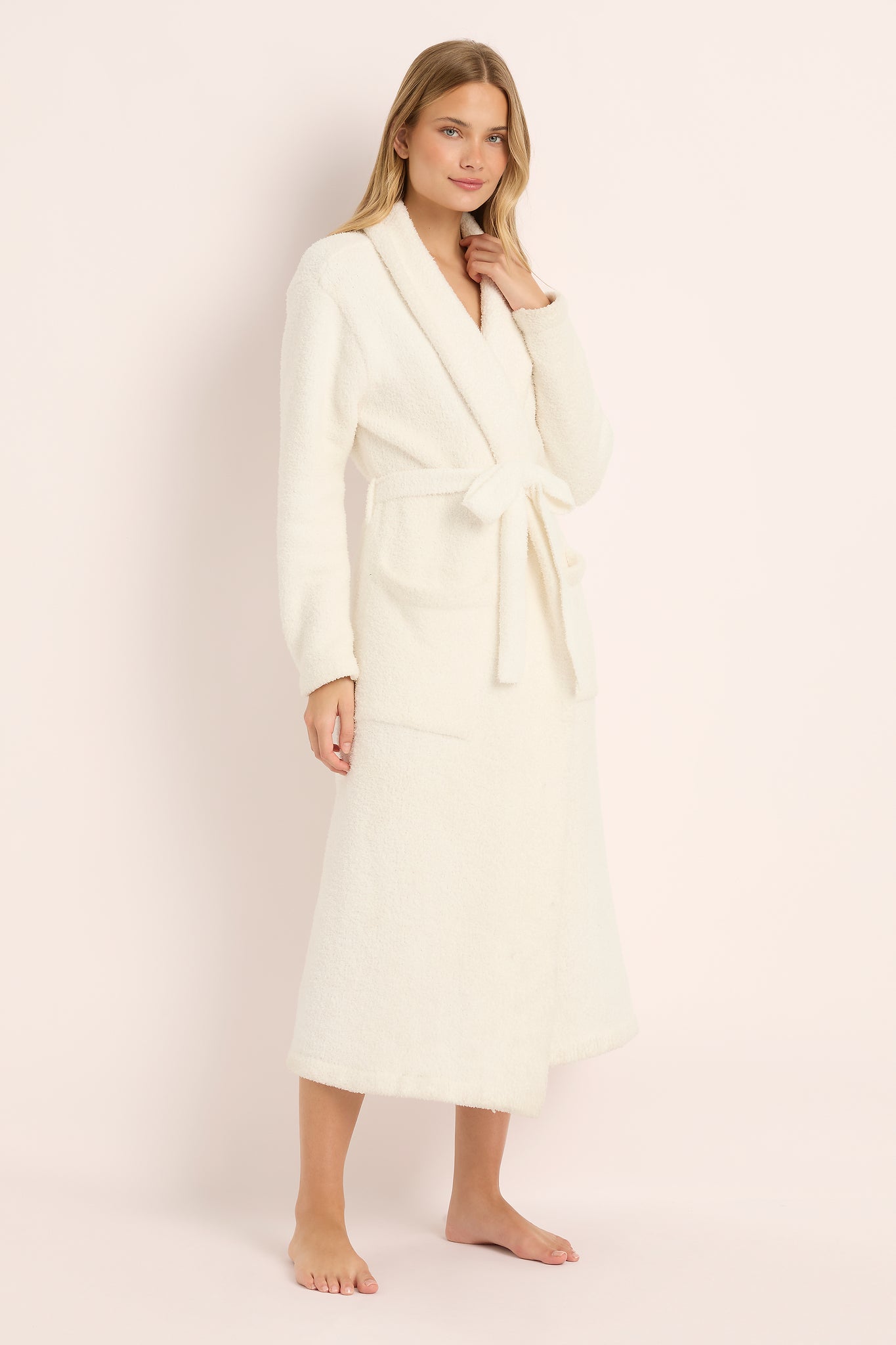 Aveline Long Plush Lounge Robe - Image 3