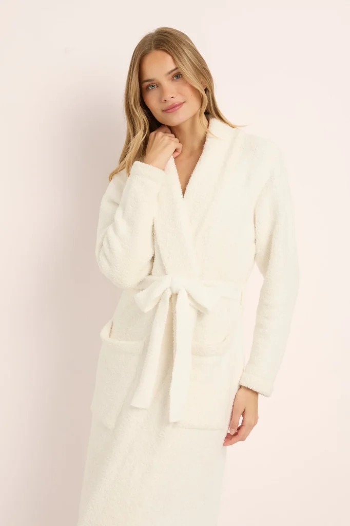 Aveline Long Plush Lounge Robe