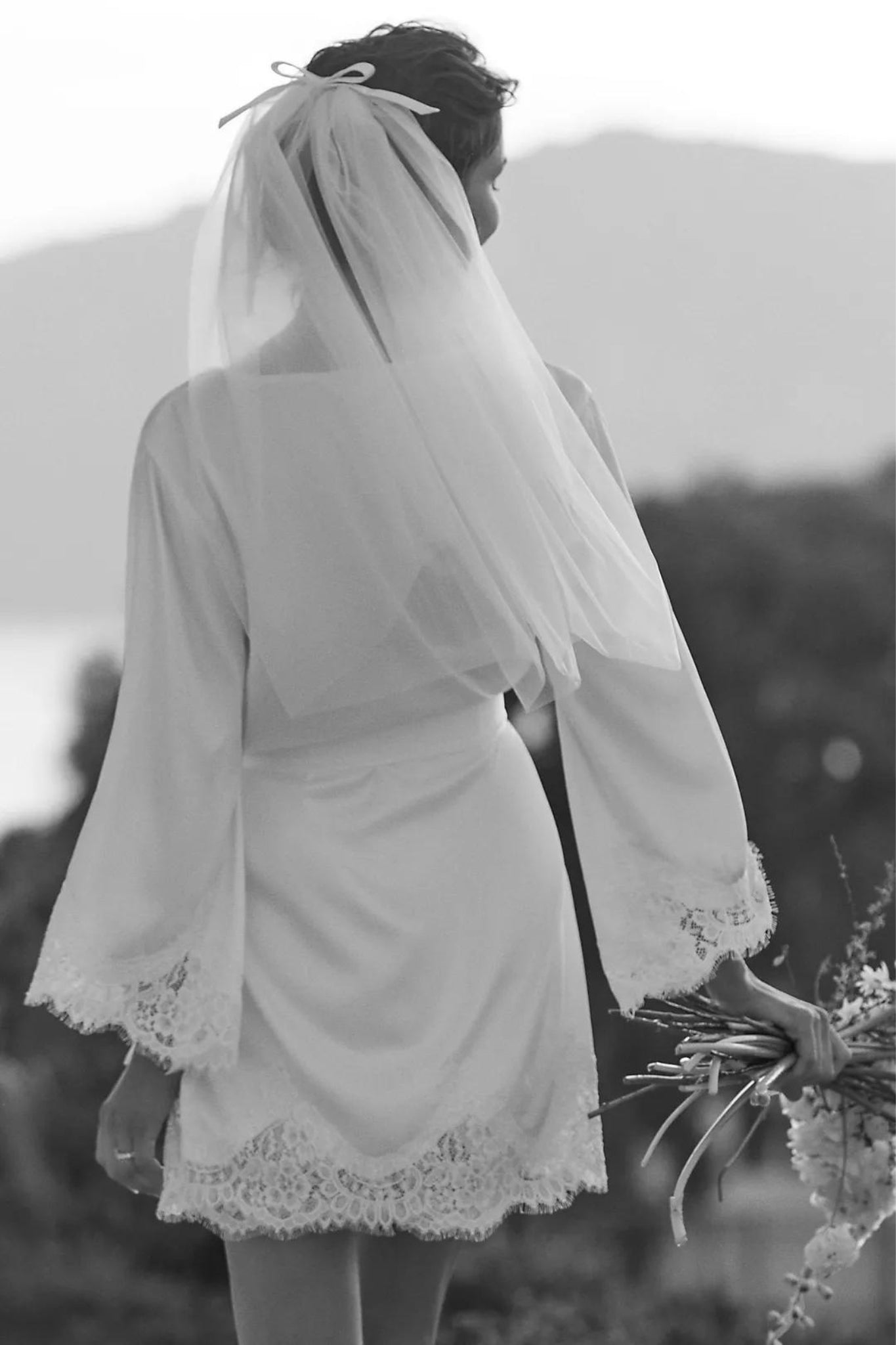 Noelle Satin & Lace Robe - Image 3